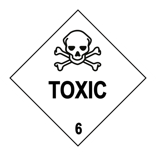 Show details for Hazard Label - Toxic 6