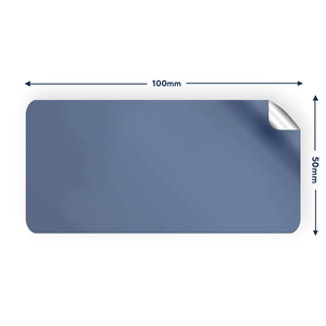 Show details for 100mm x 50mm Rectangle Label