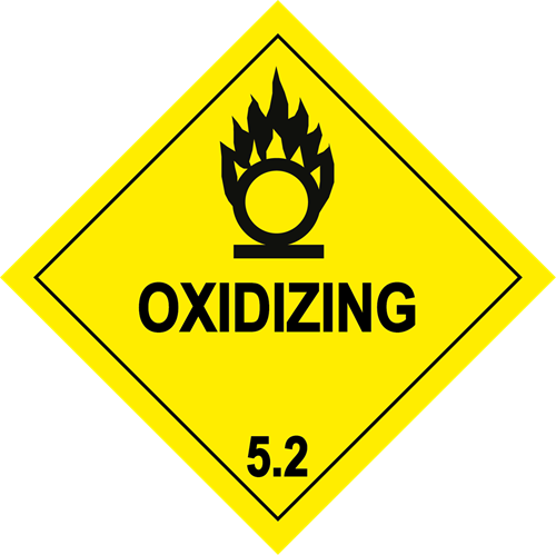 Show details for Hazard Label - Oxidizing 5.2