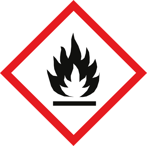 Show details for Warning Label - Flammable