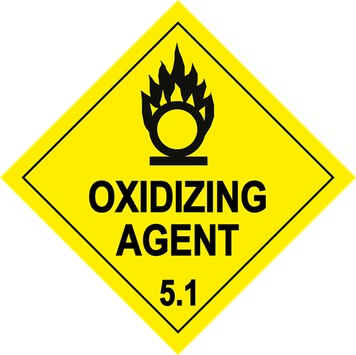 Show details for Hazard Label - Oxidizing Agent 5.1